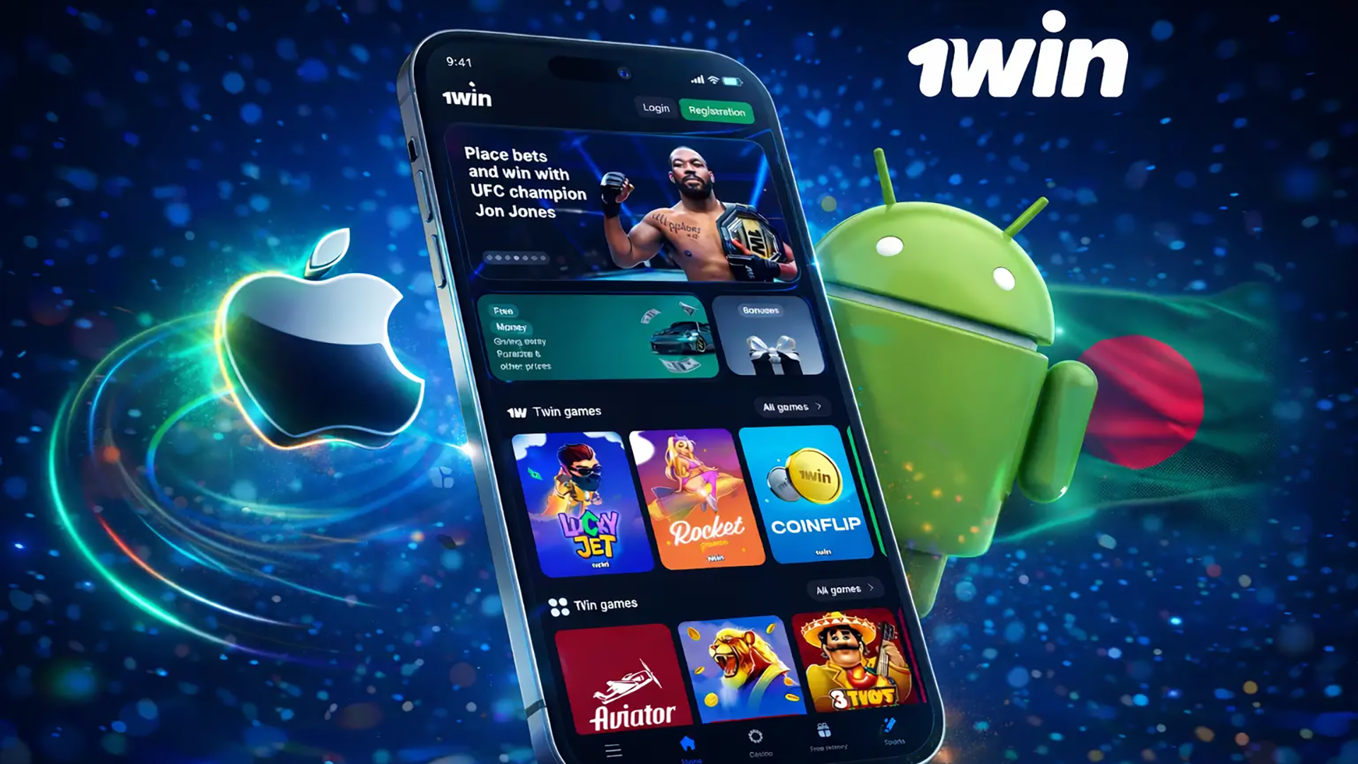 1win mobile app for Bangladesh available on Android and iOS, allowing players to access casino games, sports betting, and bonuses on their smartphone
